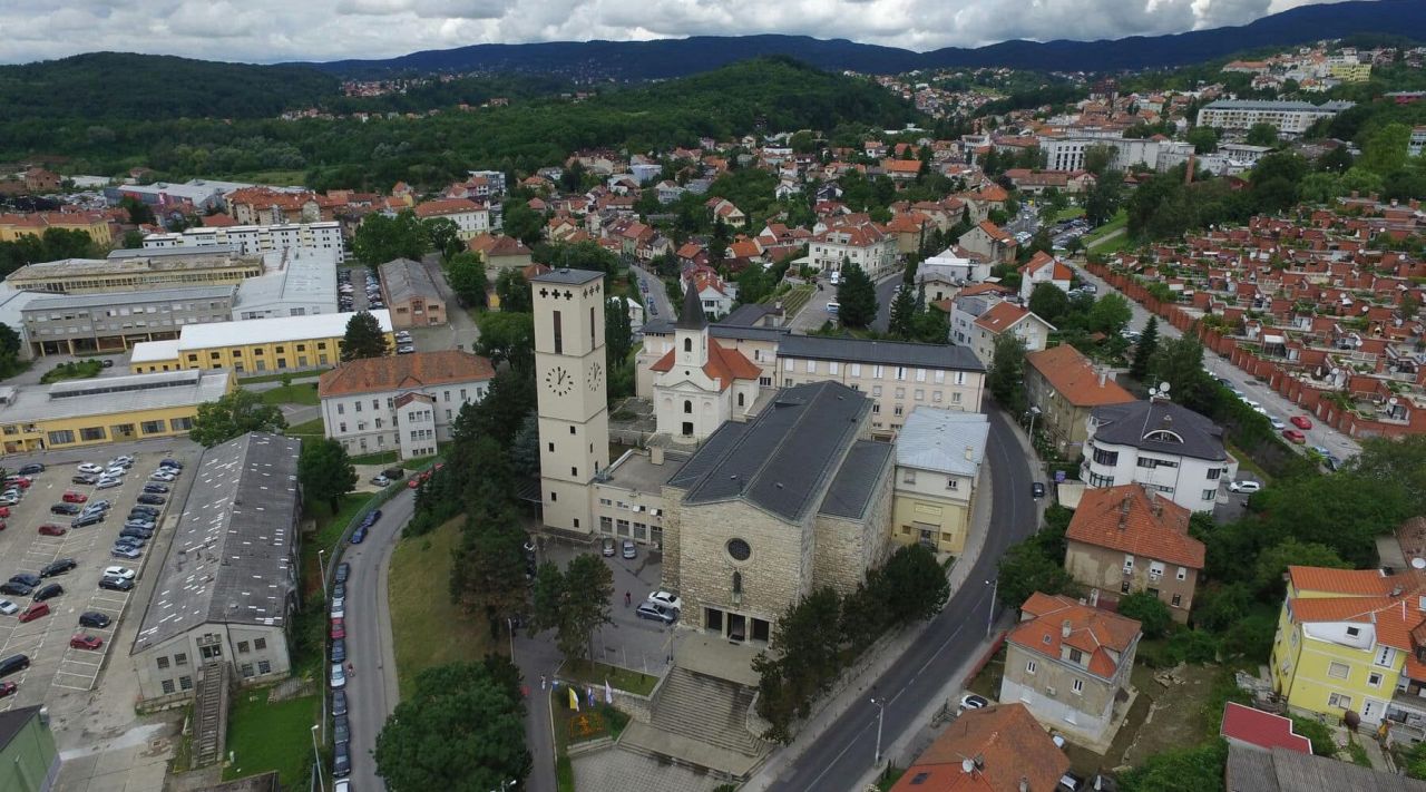 Bazilika sv. Antuna Padovanskoga. Sveti Duh. Panorama